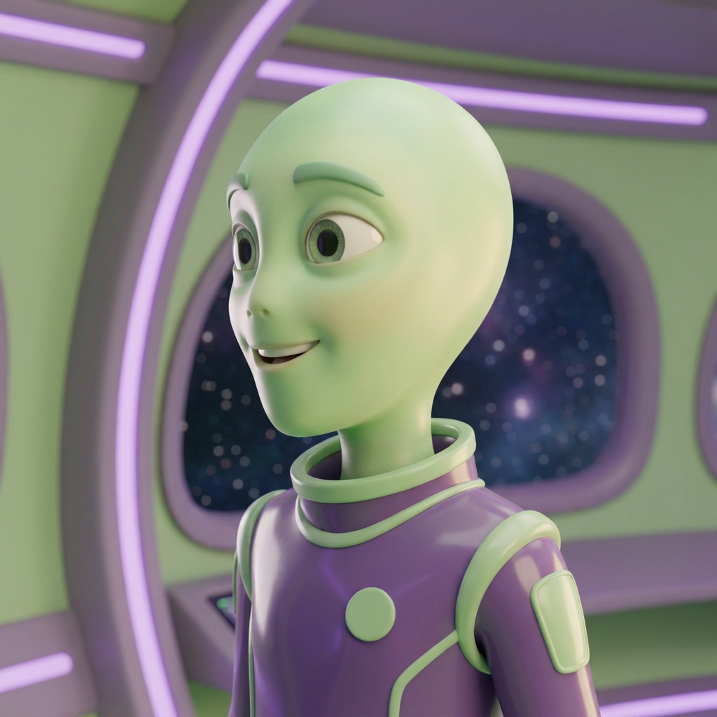 UTO omnicluster alien mascot
